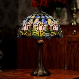 Lampa witrażowa Tiffany...